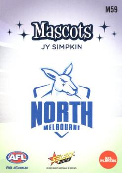 2023 Select AFL Footy Stars - Mascots #M59 Jy Simpkin Back